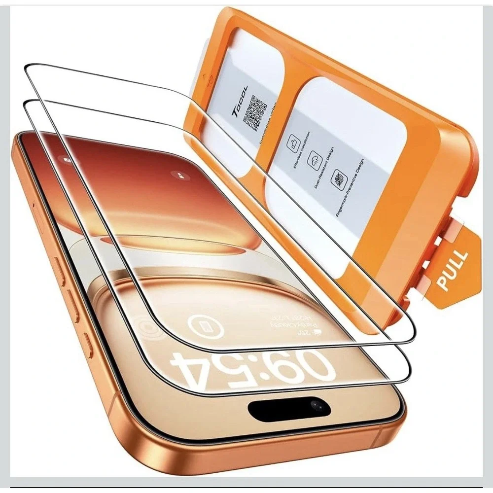 TOCOL for iPhone 17 Pro Screen Protector/iPhone 16 Pro  6.3
